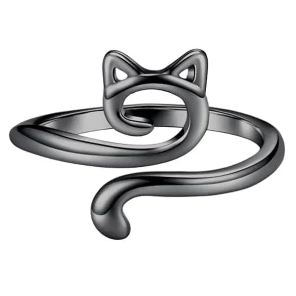 Adjustable Cat Crochet Ring - Beginner Yarn Guide Tool