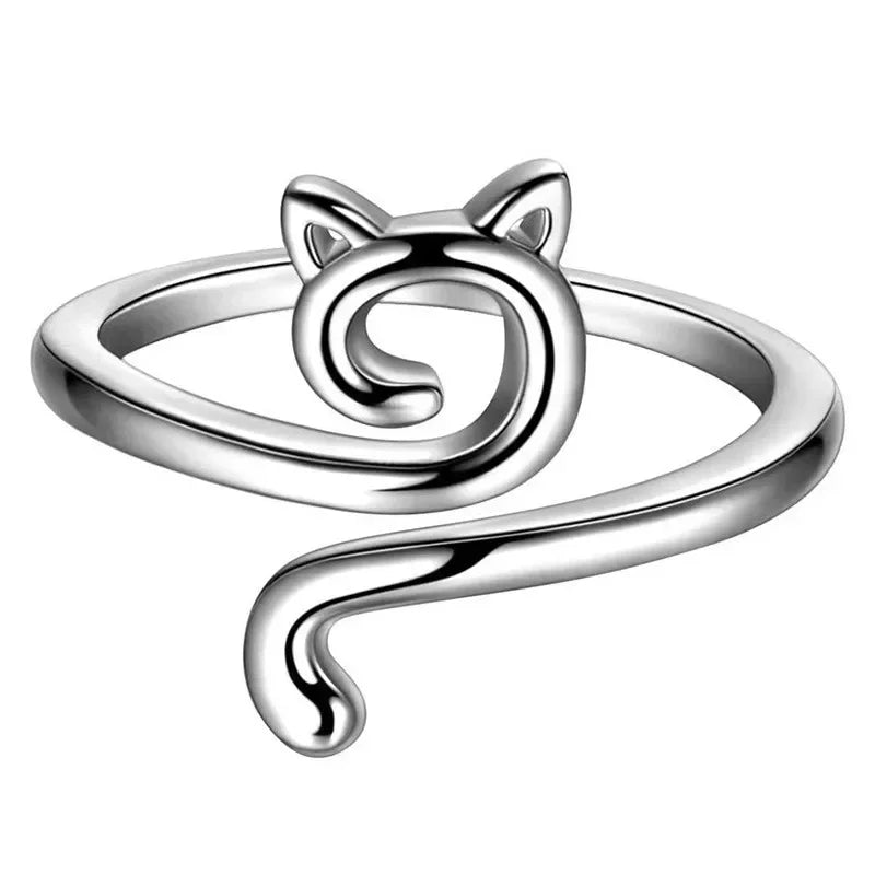 Adjustable Cat Crochet Ring - Beginner Yarn Guide Tool
