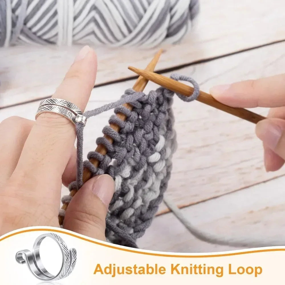 Adjustable Cat Crochet Ring - Beginner Yarn Guide Tool
