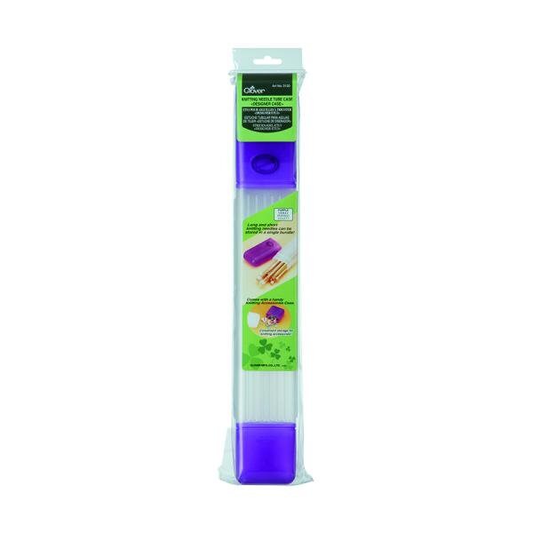 Clover Knitting Needle Tube Case Green or Purple