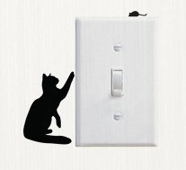 Cat & Mouse Switch Sticker