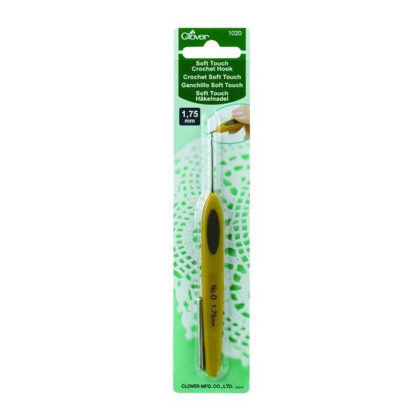Clover Crochet Hook Soft Touch Steel
