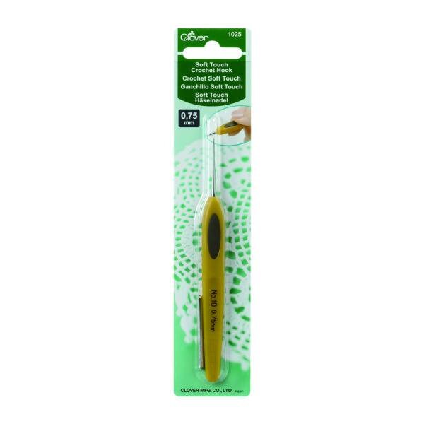 Clover Crochet Hook Soft Touch Steel