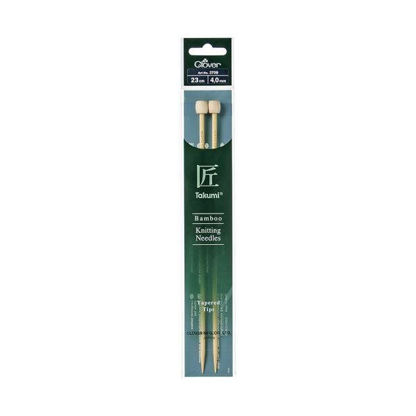 Clover Bamboo Knitting Needles Takumi Single 23cm
