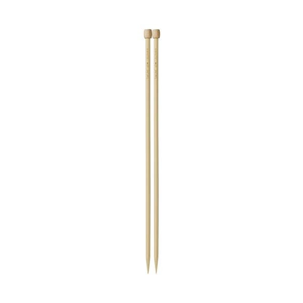 Clover Bamboo Knitting Needles Takumi Single Pointed Tapered Tips 33cm
