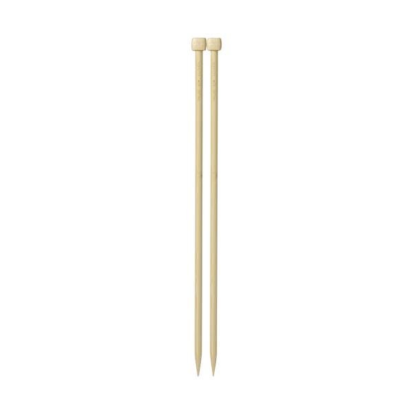 Clover Bamboo Knitting Needles Takumi Single Pointed Tapered Tips 35cm