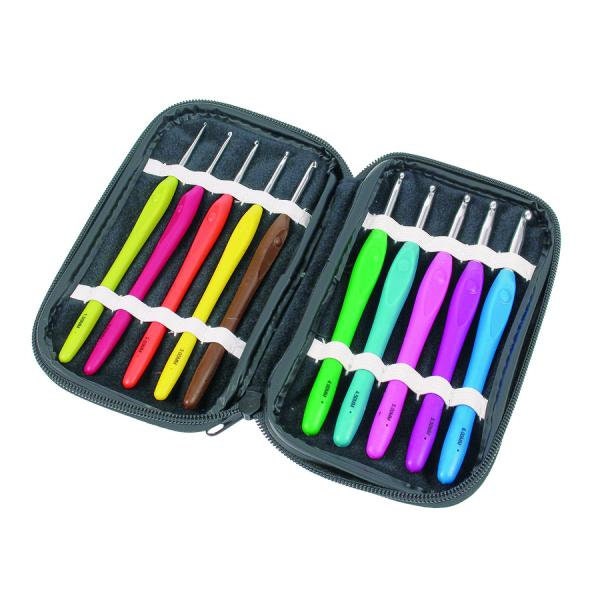Birch Crochet Hook With Soft Handle Set