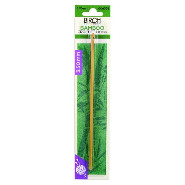 Birch Bamboo Crochet Hooks With Round Handle