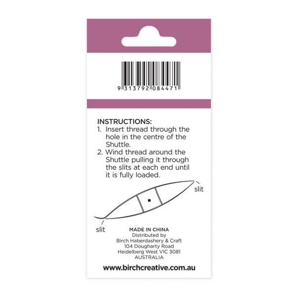 Birch Tatting Shuttle