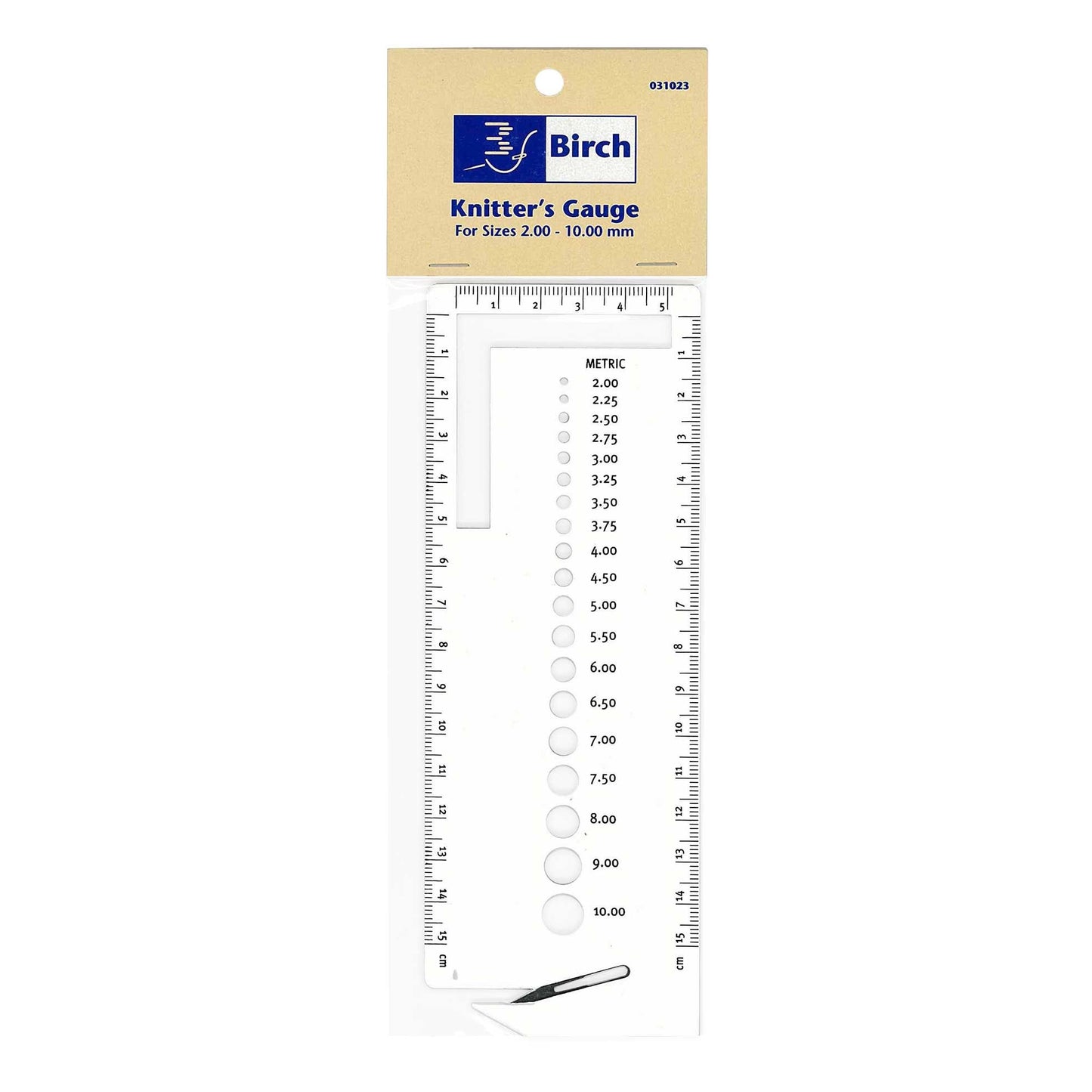 Birch Knitters Gauge