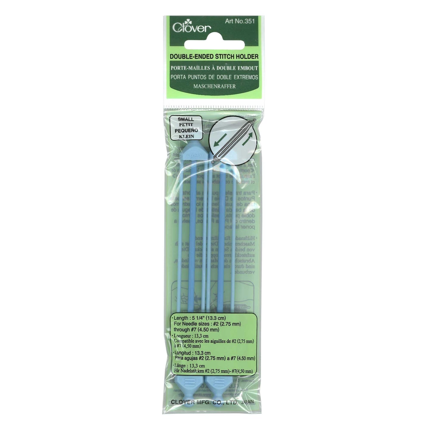 Clover Double Ended Stitch Holders Small or Large