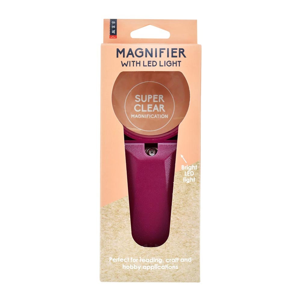 S.E.W. Magnifier with Light Handheld