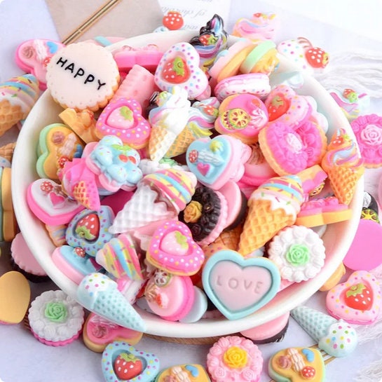 20pcs Resin Flatback Cabochons