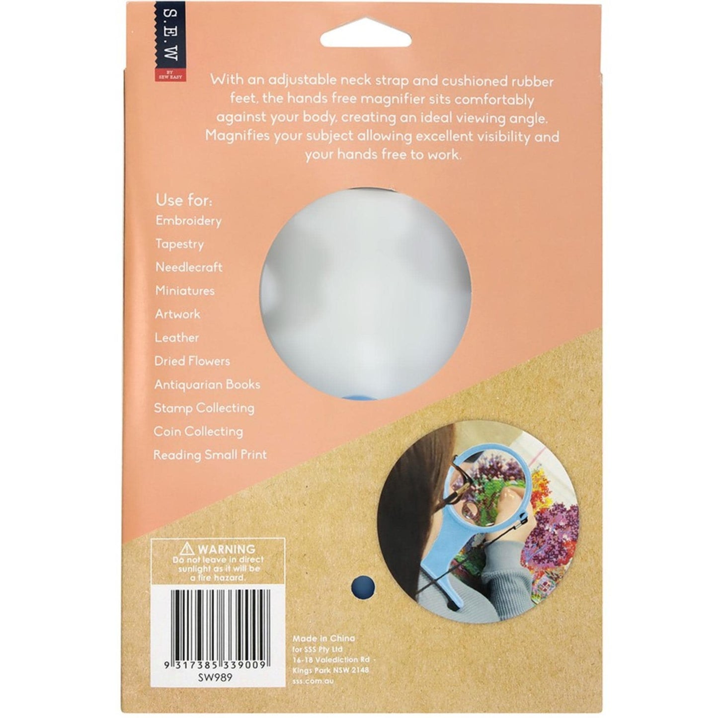 Sew Easy Hands Free Craft Magnifier