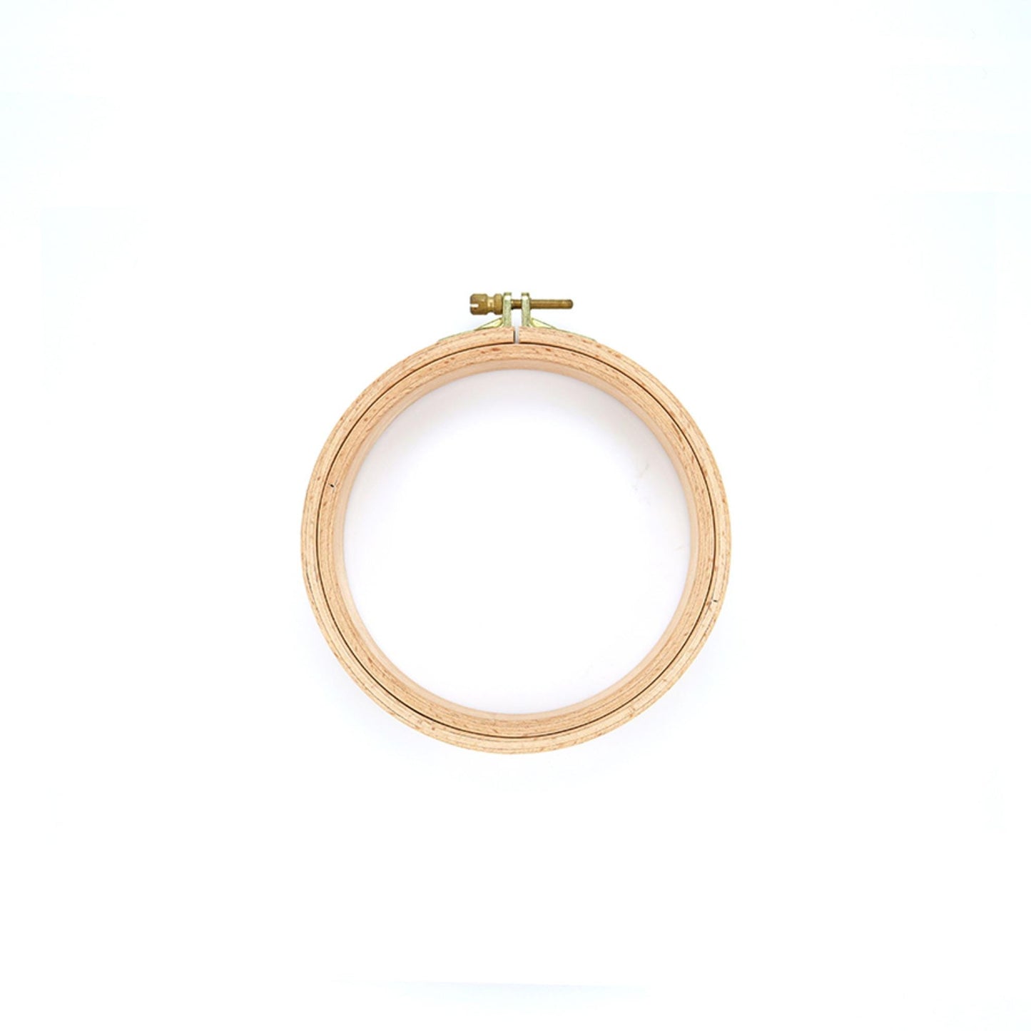 Nurge Embroidery Hoop – Wooden Screwed 24mm Beechwood No. 2 (130mm)