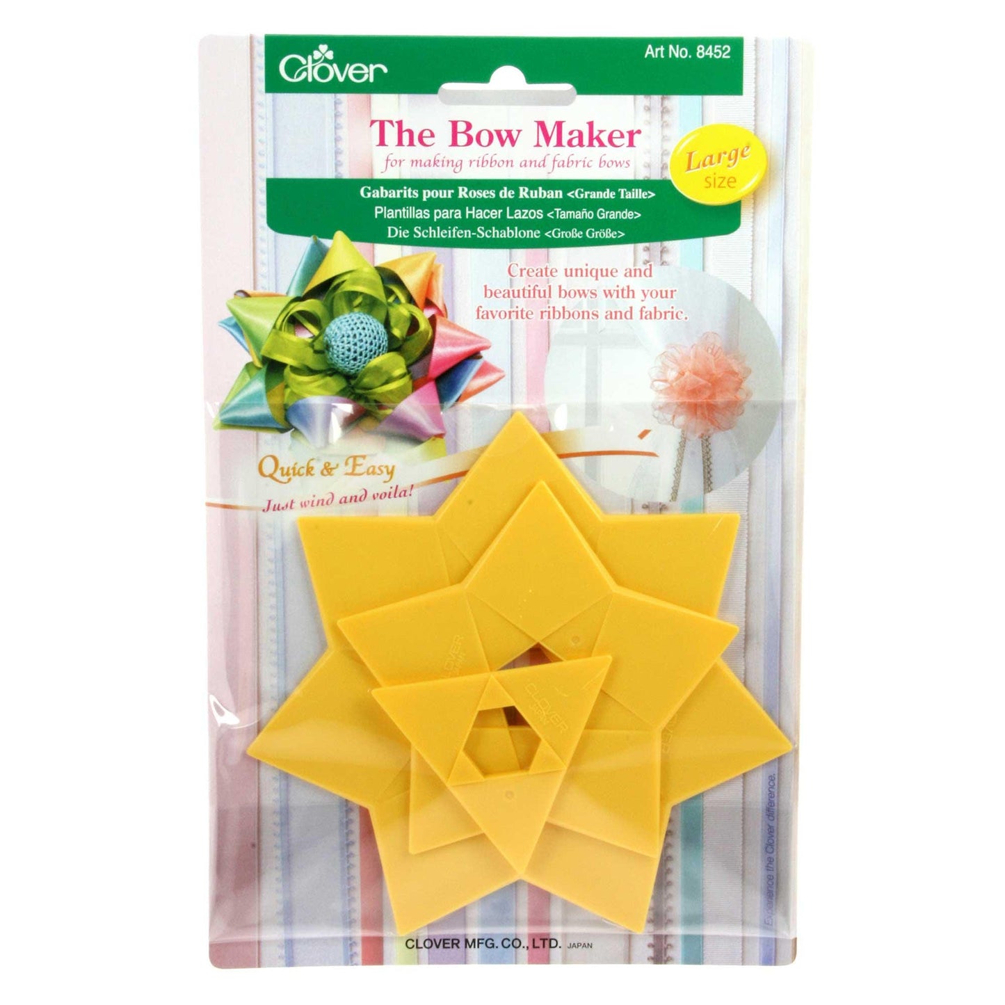 Clover Large Bow Maker Ribbon Bow Tool Gift Wrapping Craft Tool