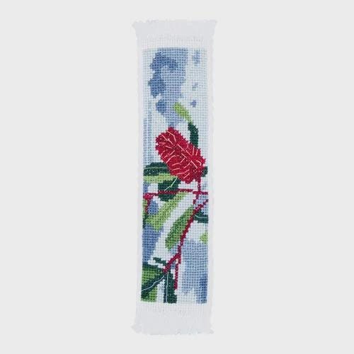 Leuts Artist Series Counted Cross Stitch Bookmark Kit | Australian Wildlife Bookmark | 14 Count Aida Kit | Intermediate Cross Stitch