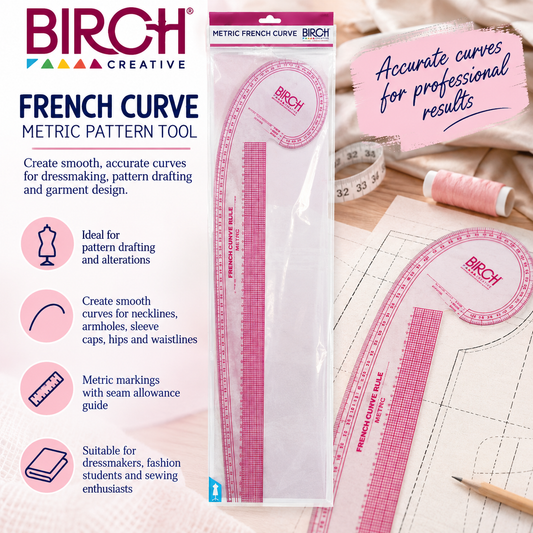 Birch French Curve – Metric Pattern Drafting Tool