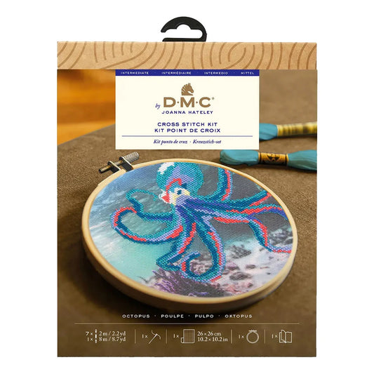 DMC Designer Counted Cross Stitch Kits – Fish & Octopus
