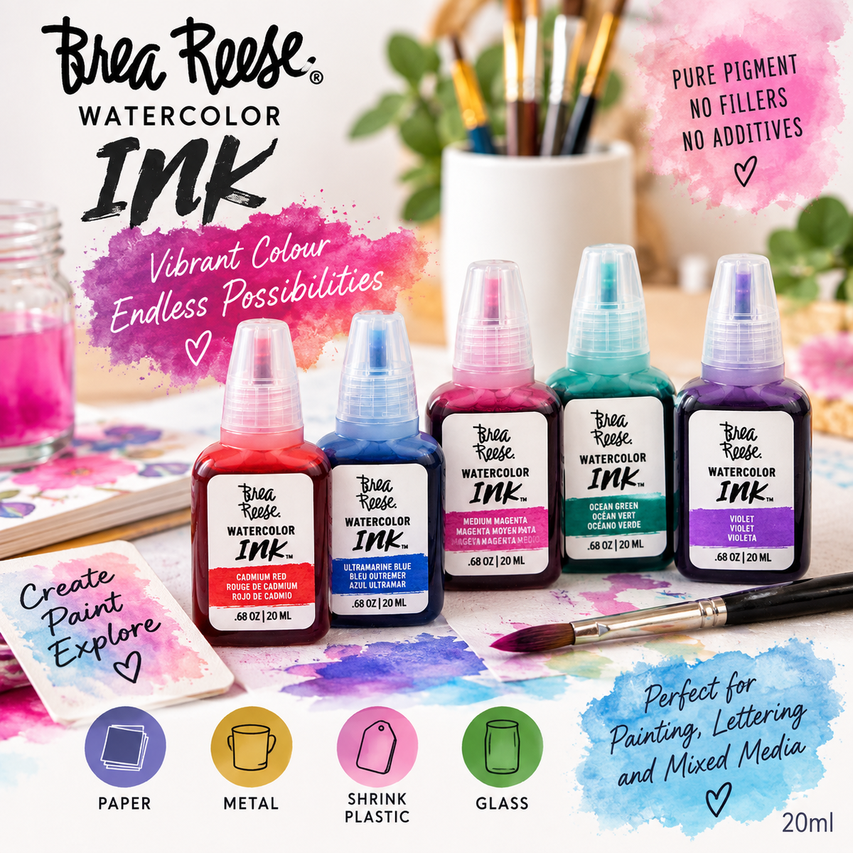 Brea Reese Watercolor Ink 20ml