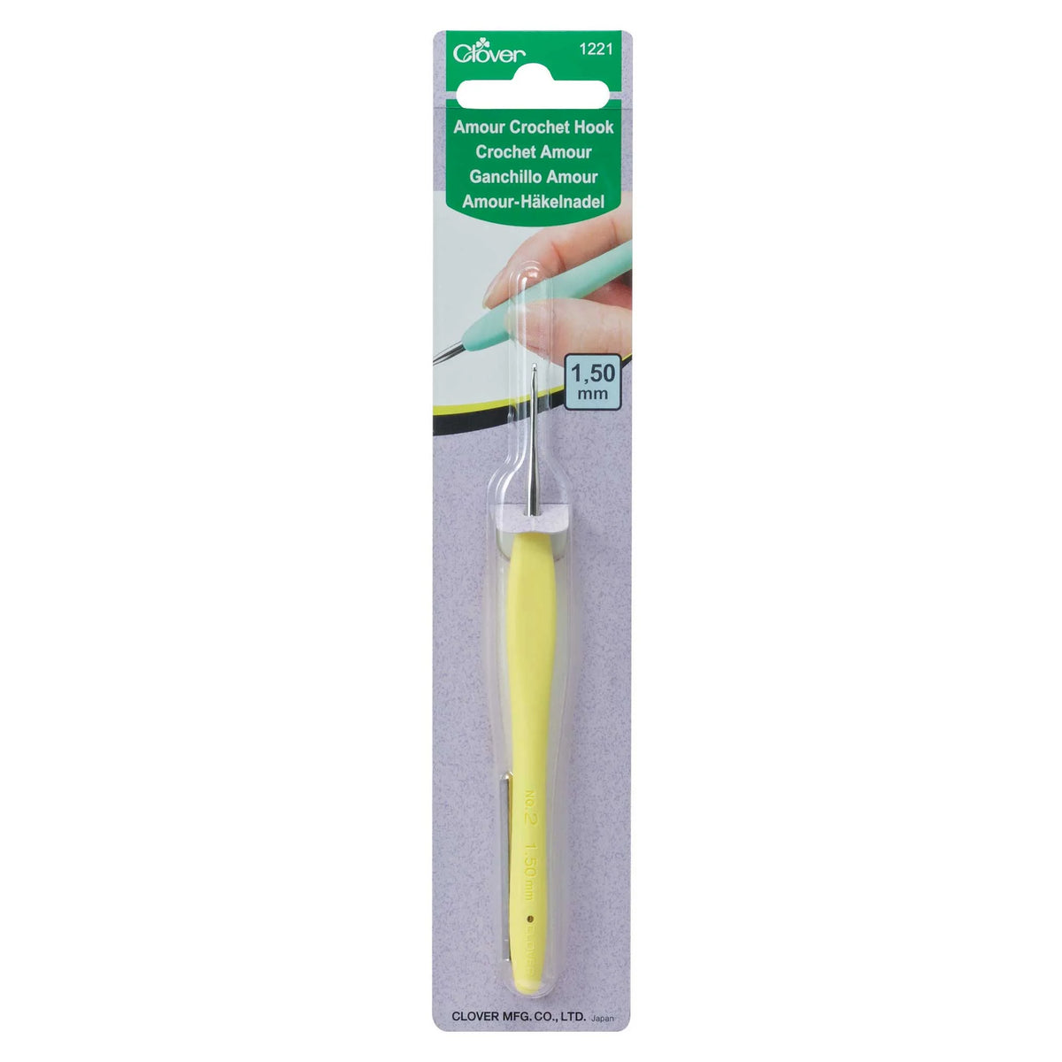 Clover Amour Crochet Hook Steel