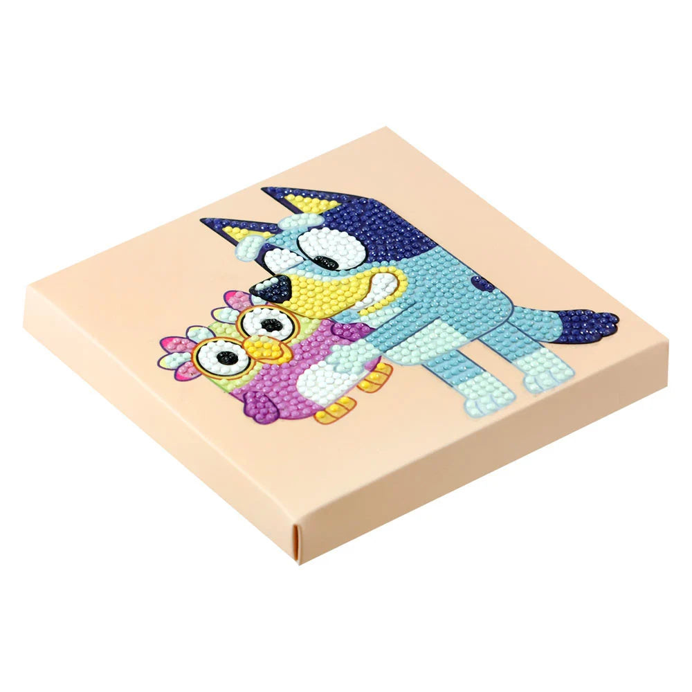 Bluey Diamond Painting Kit – 15 × 15cm | Bluey & Chattermax