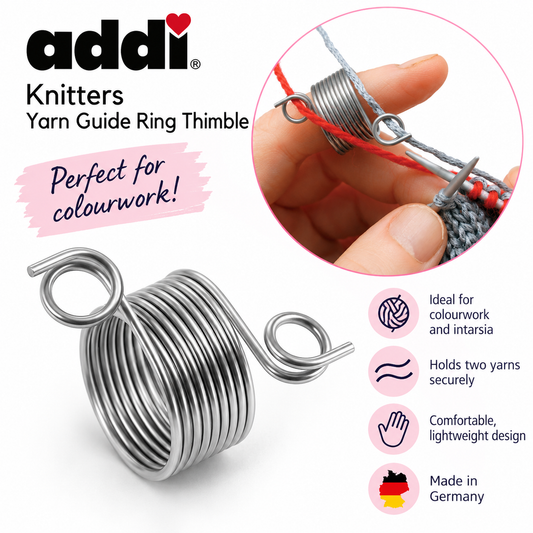 ADDI Knitters Yarn Guide Ring Thimble