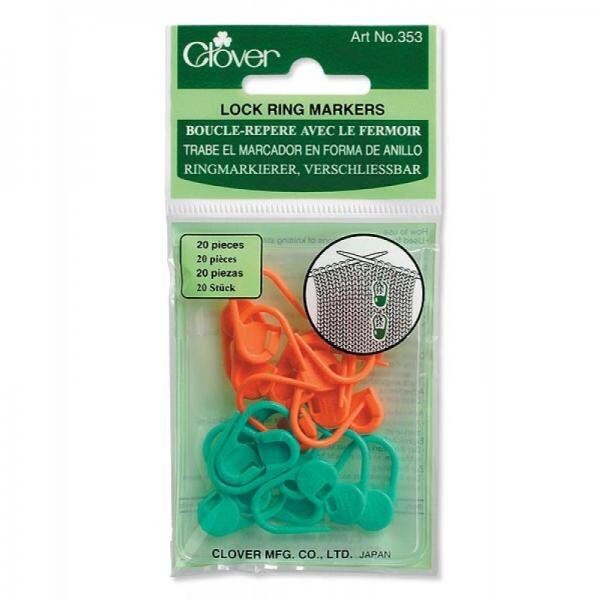 Clover Lock Stitch Markers