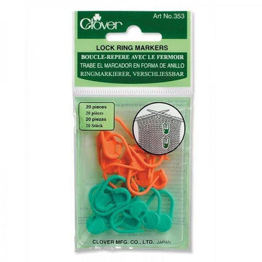 Clover Lock Stitch Markers