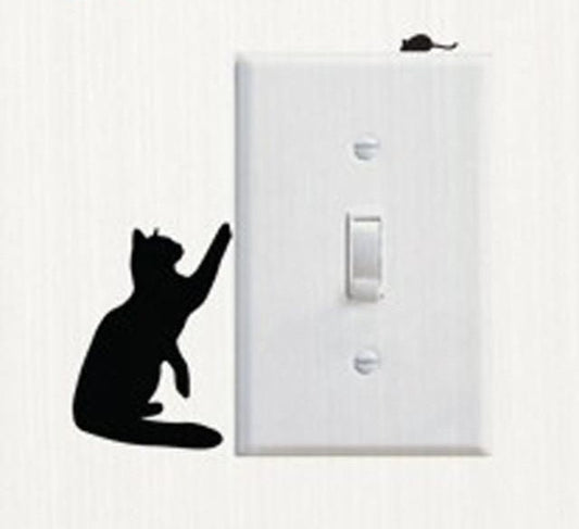 Cat & Mouse Switch Sticker