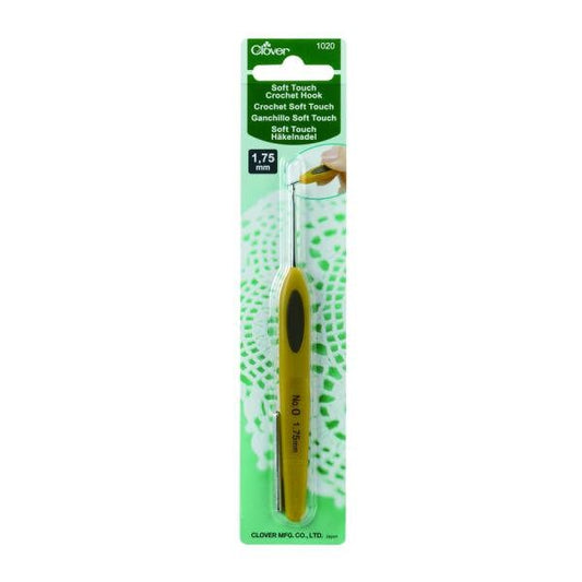 Clover Crochet Hook Soft Touch Steel