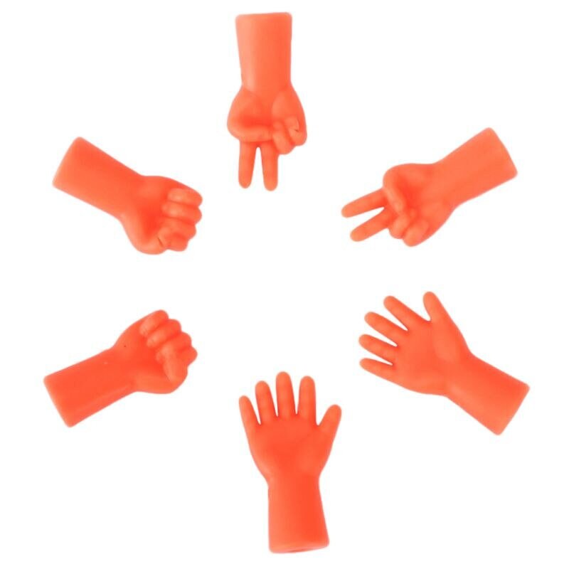 Knitting Needle Stoppers - Rock Paper Scissor ~ Set of 6