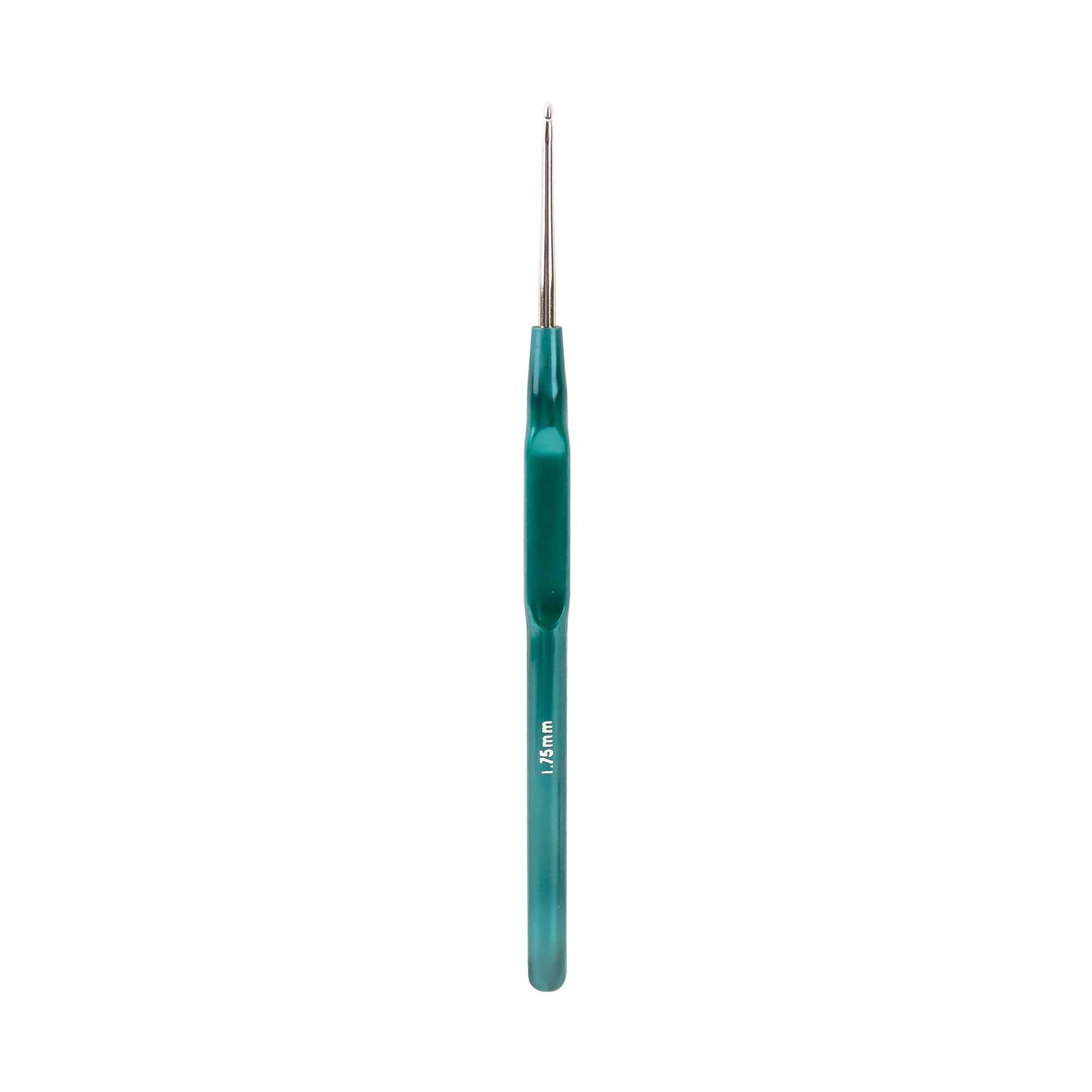 Birch Crochet Hook Metal With Plastic Handle 14cm .60mm - 1.75mm