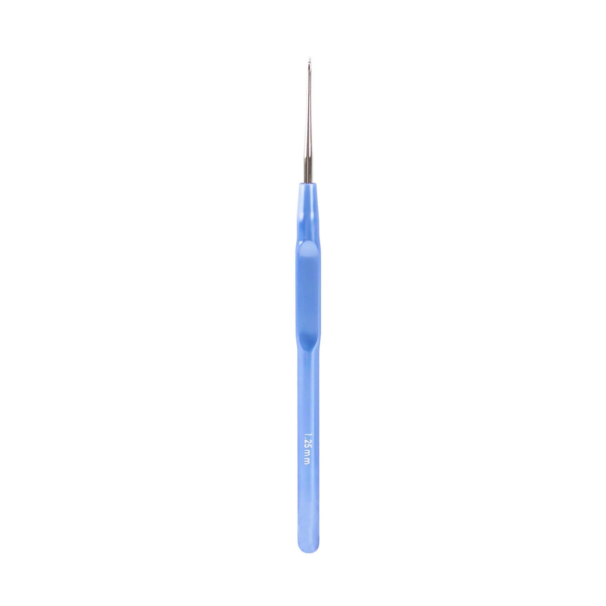Birch Crochet Hook Metal With Plastic Handle 14cm .60mm - 1.75mm