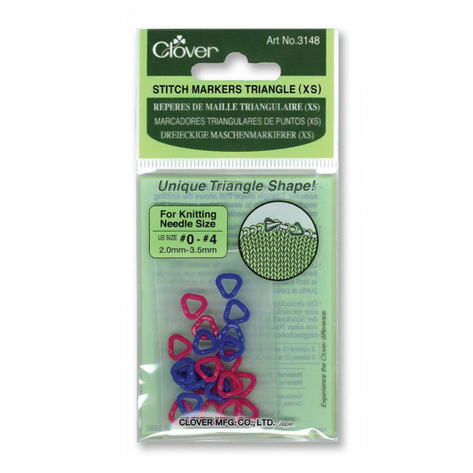 Clover Stitch Markers Triangle XSmall