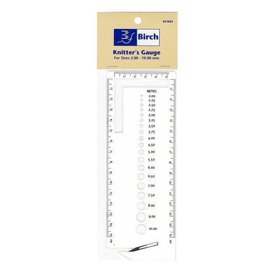 Birch Knitters Gauge