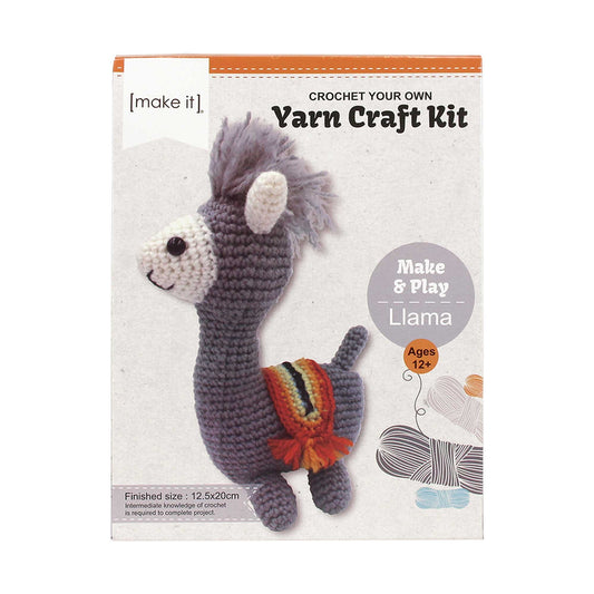 Make It Crochet Your Own Llama Kit