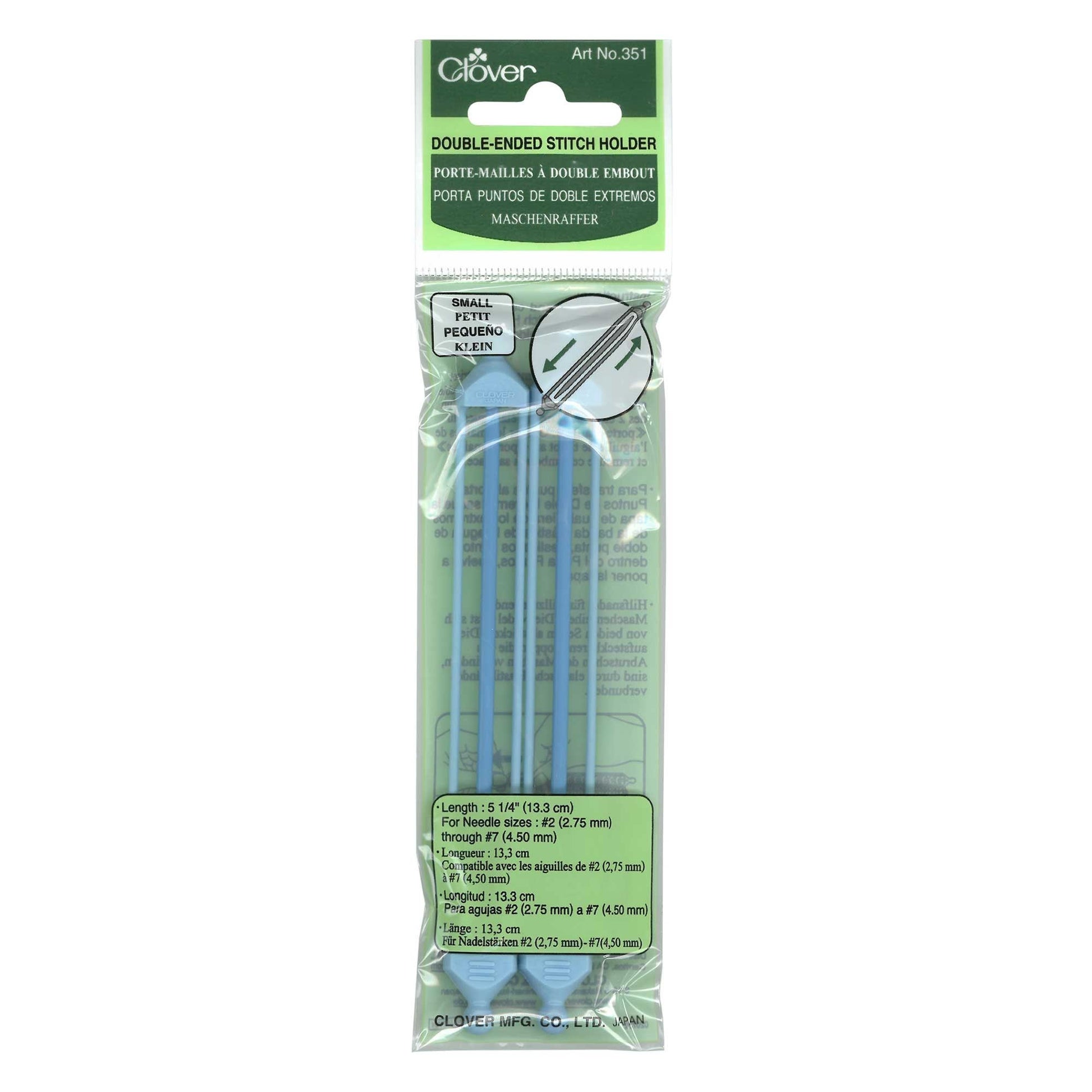 Clover Double Ended Stitch Holders Small or Large