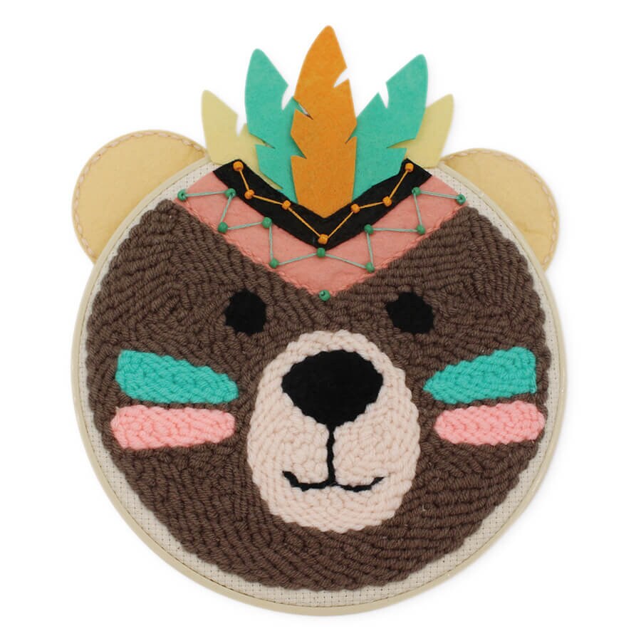 Make It DIY Punch Needle Kit - Bear