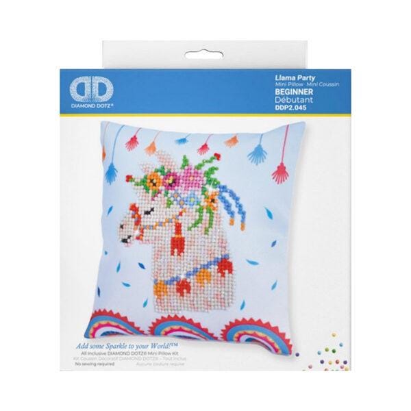 Diamond Dotz Llama Party Pillow