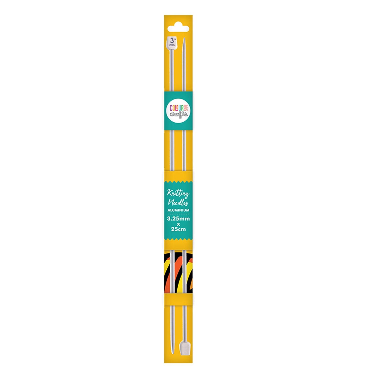 Colourme Knitting Needle 25cm - 3.25mm Aluminium