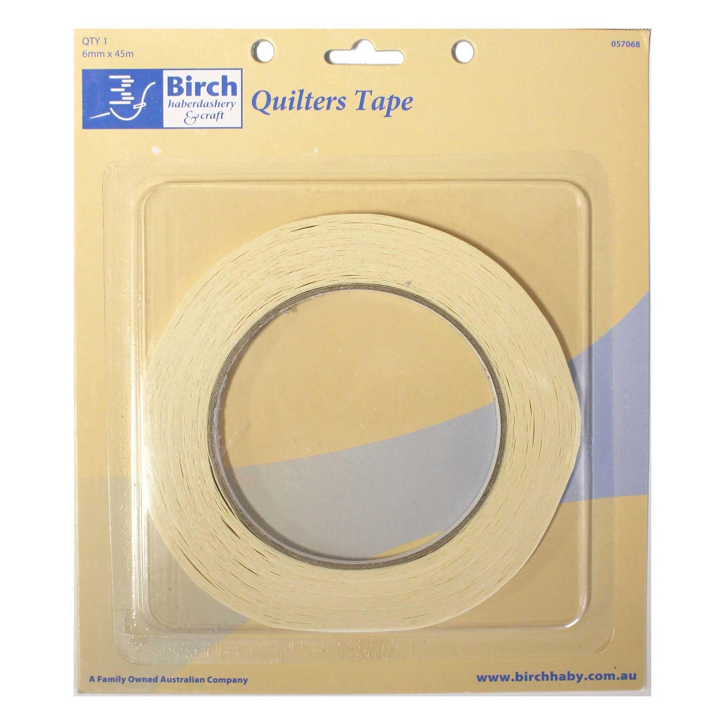 Birch Quilters Tape White 6mm x 45m