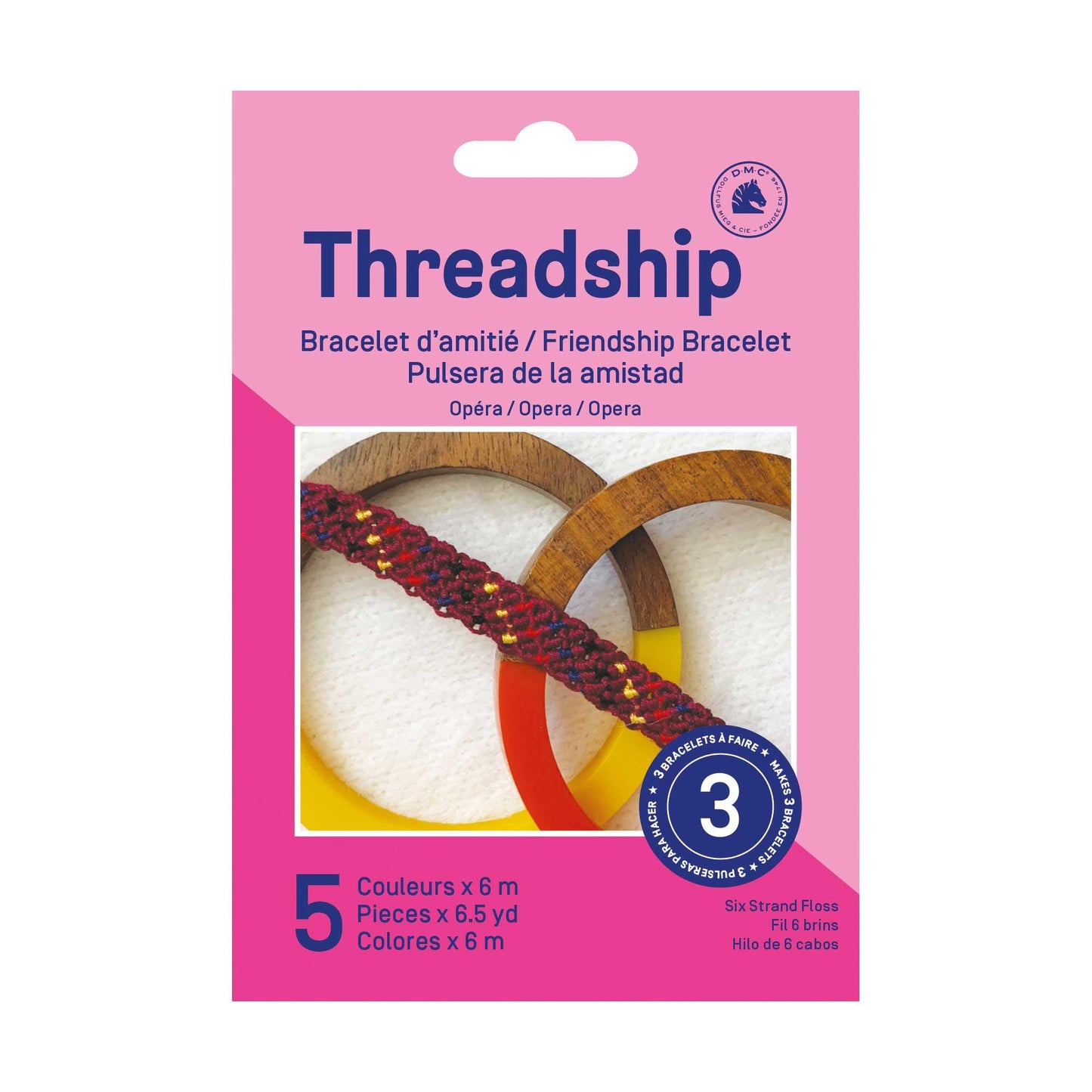 DMC Threadship Starter Pack – Friendship Bracelet Kit