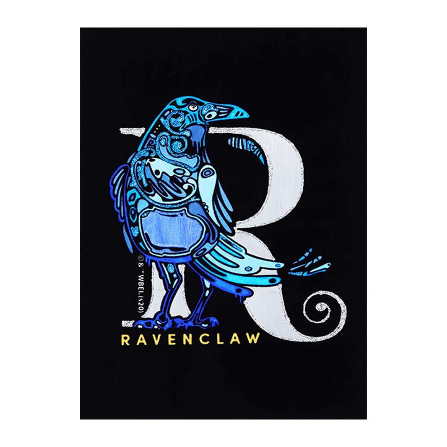 Colour Me Velvet Art Poster 4-Pack – Hogwarts Houses (A4, 350gsm)