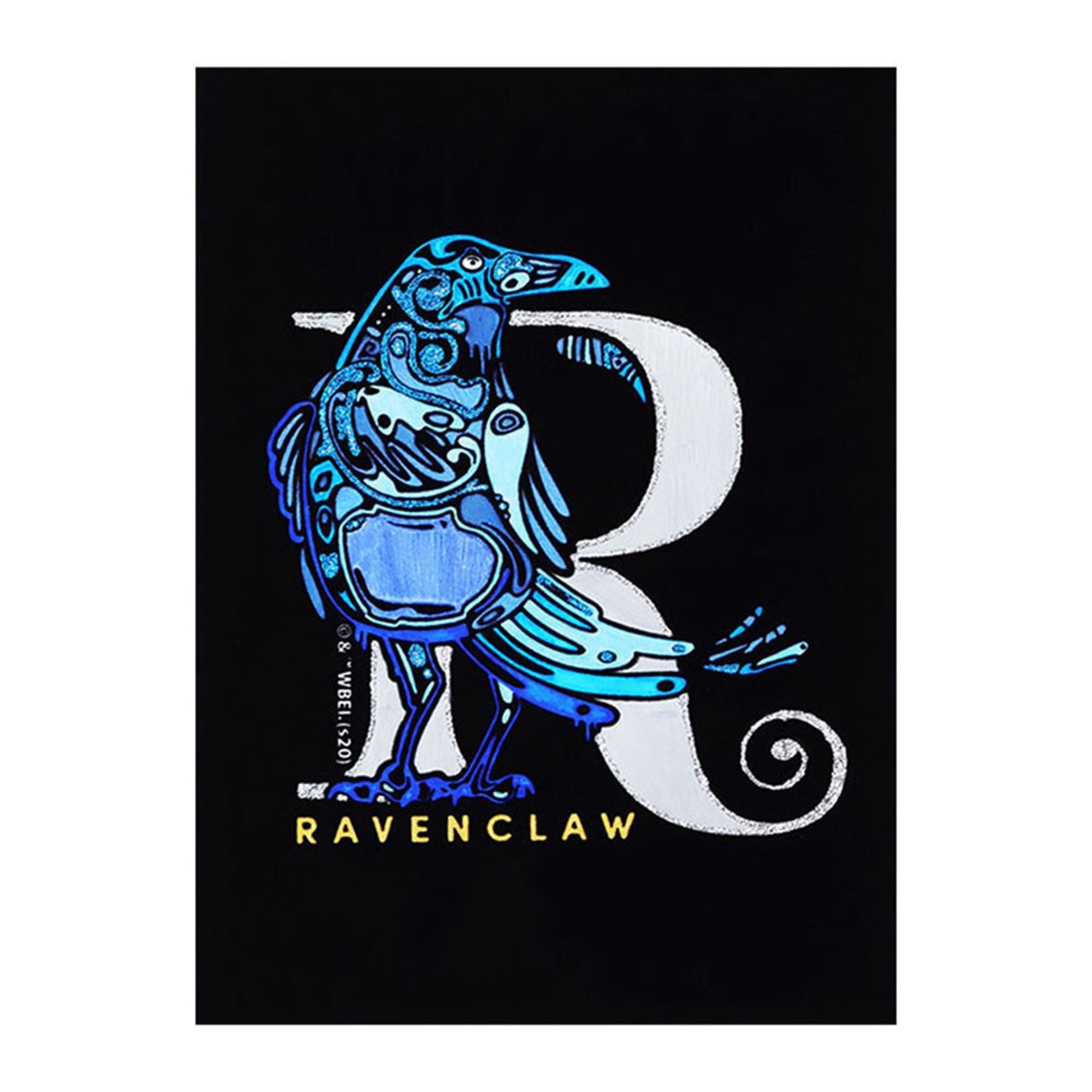 Colour Me Velvet Art Poster 4-Pack – Hogwarts Houses (A4, 350gsm)