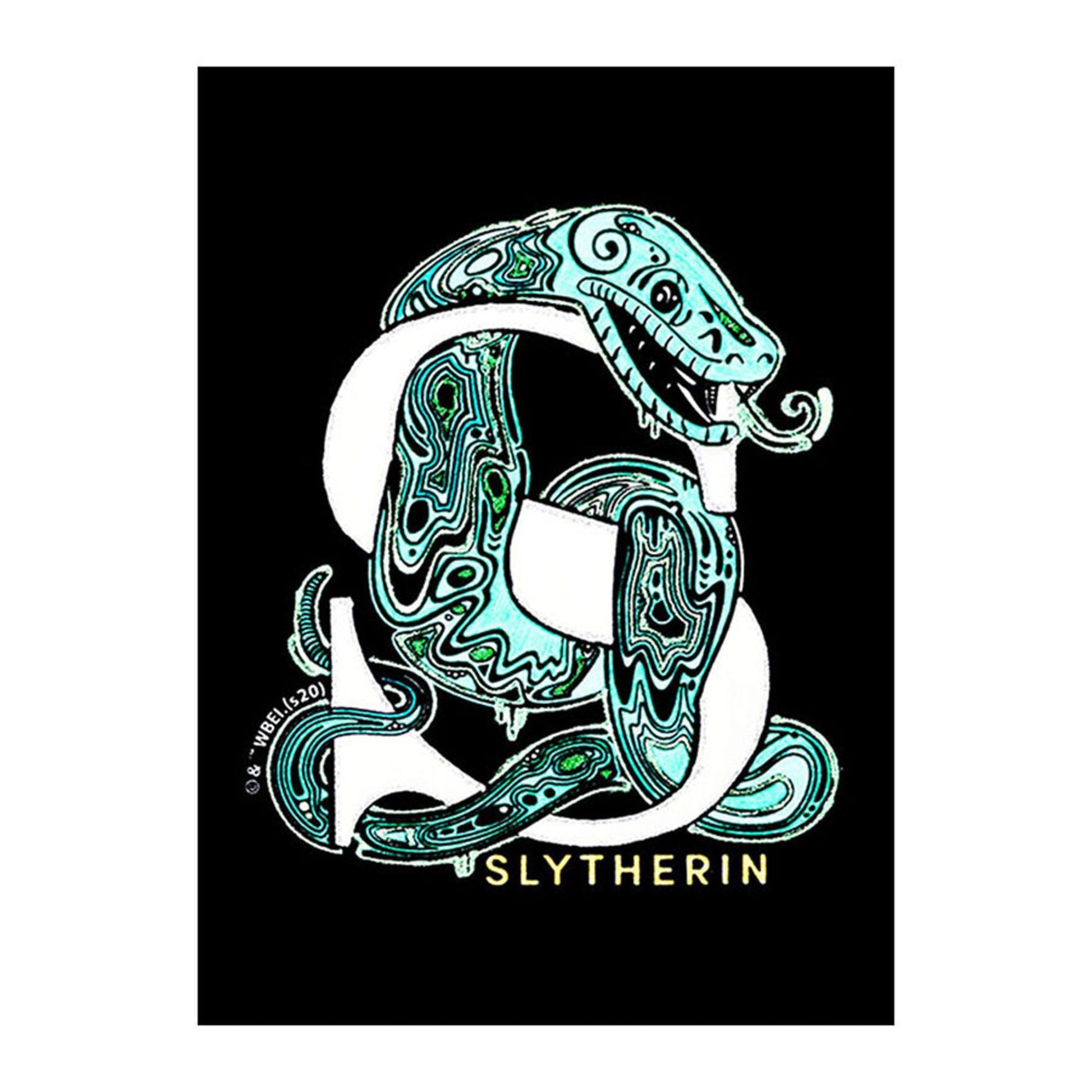 Colour Me Velvet Art Poster 4-Pack – Hogwarts Houses (A4, 350gsm)