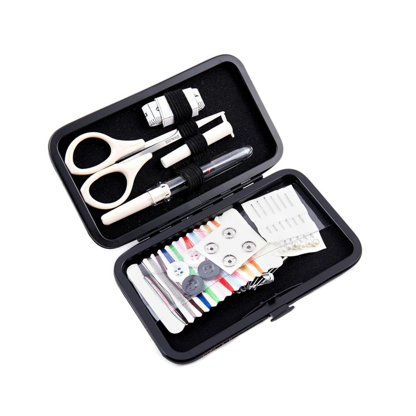 Hemline Gold Sewing Kit – Black Base with Gold Print