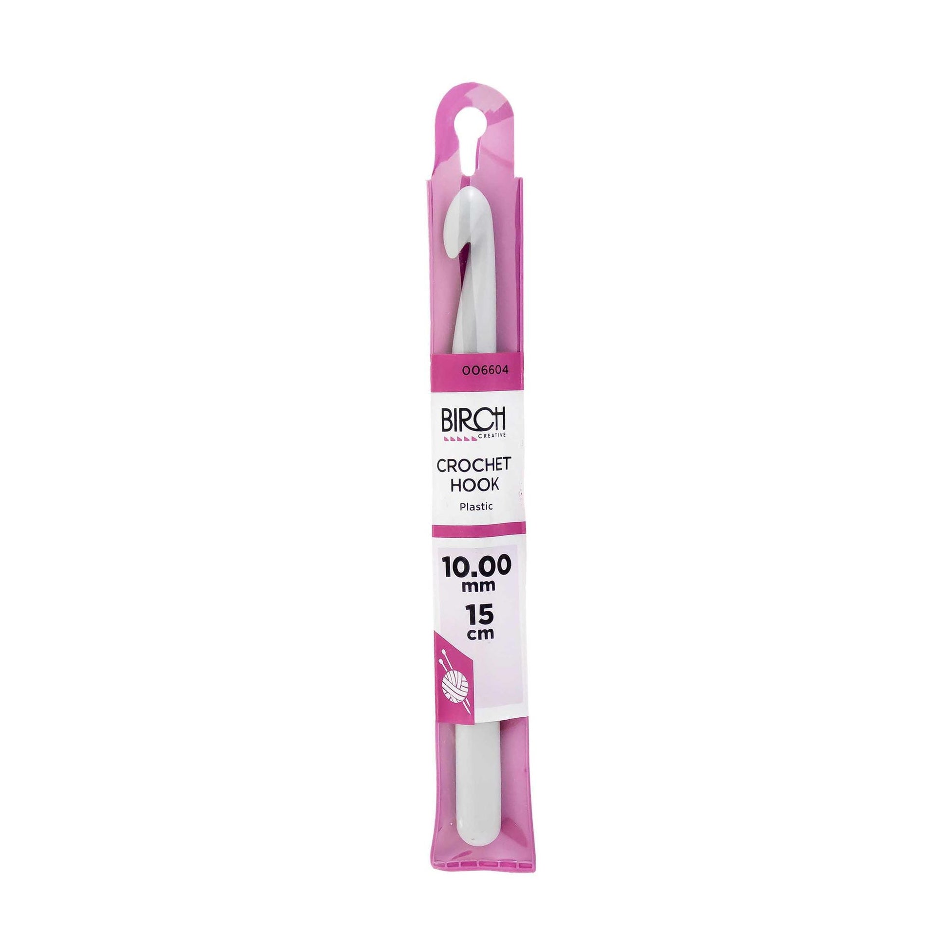Birch Crochet Hook Plastic 15cm