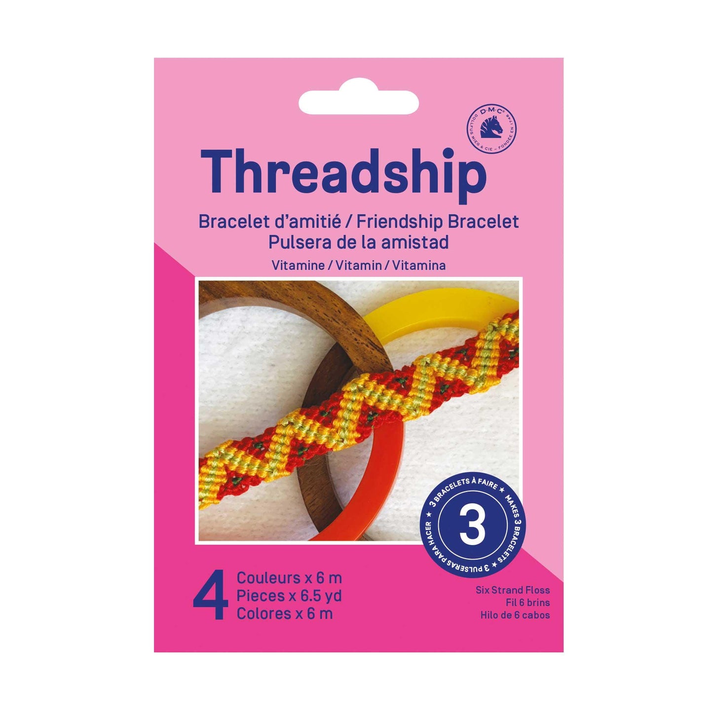 DMC Threadship Starter Pack – Friendship Bracelet Kit