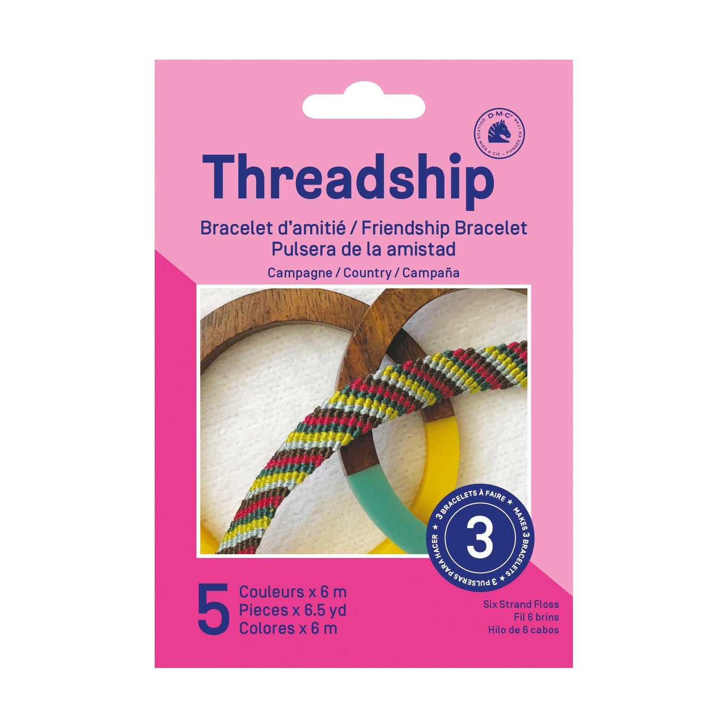DMC Threadship Starter Pack – Friendship Bracelet Kit